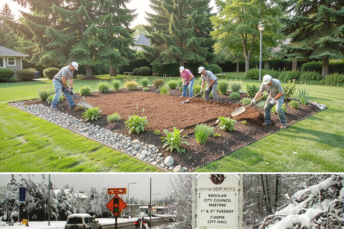 Aluminum Fence Installation in Newcastle, King County, WA - Aluminum installs comfortably in any season, with drier months preferred for curing footings on graded runs.