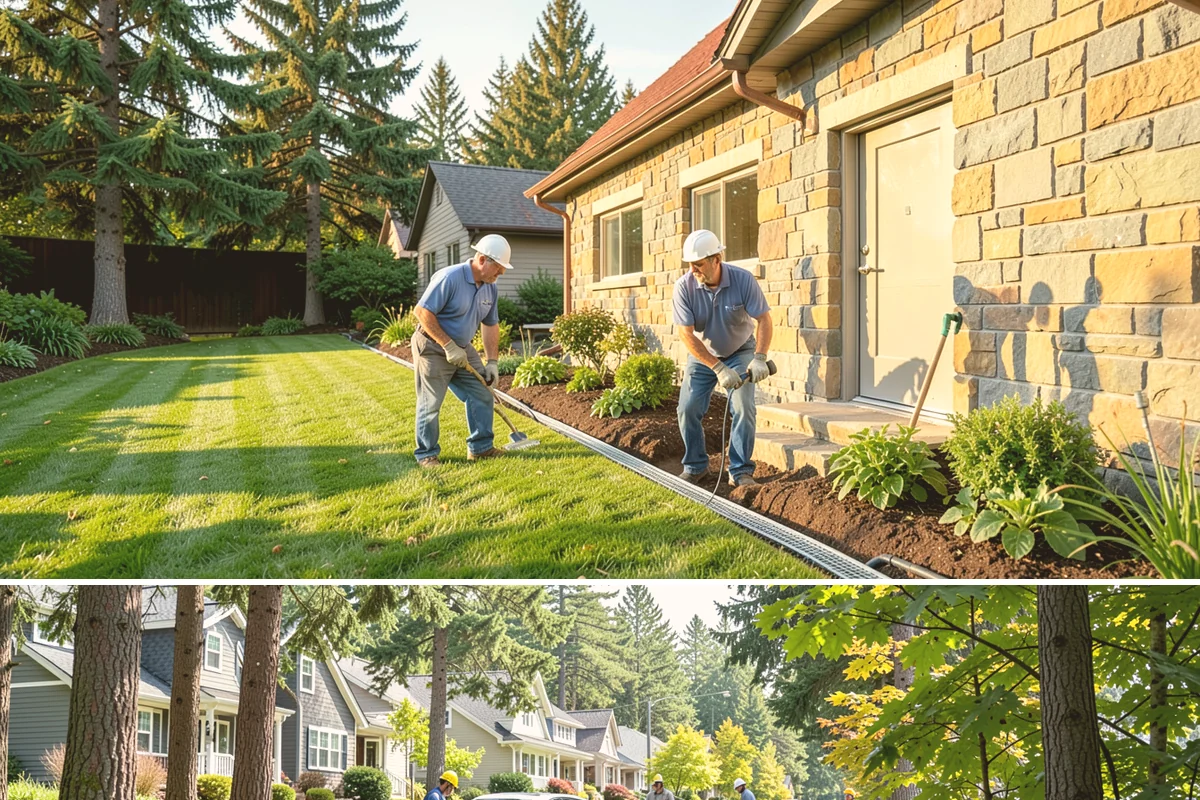 Aluminum Fence Installation in Normandy Park, King County, WA - Aluminum installs comfortably in any season, with drier months preferred for curing footings on graded runs.