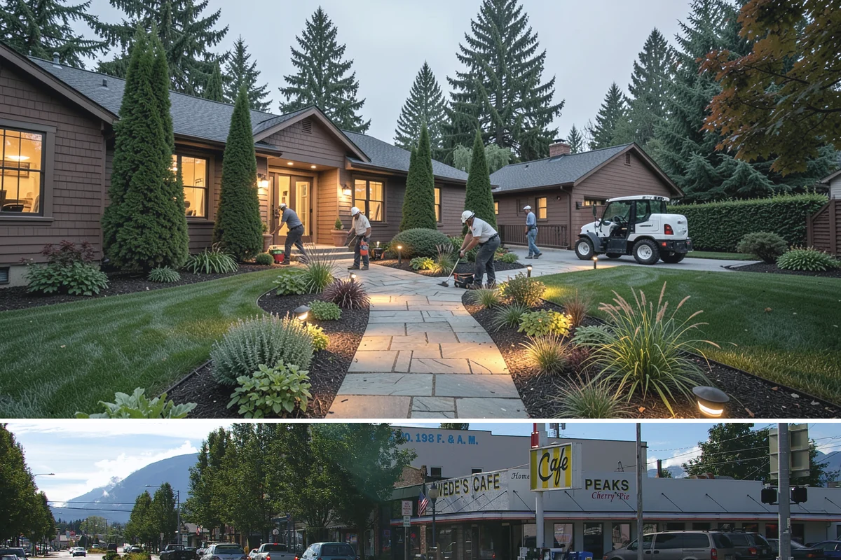 Aluminum Fence Installation in North Bend, King County, WA - Aluminum installs comfortably in any season, with drier months preferred for curing footings on graded runs.