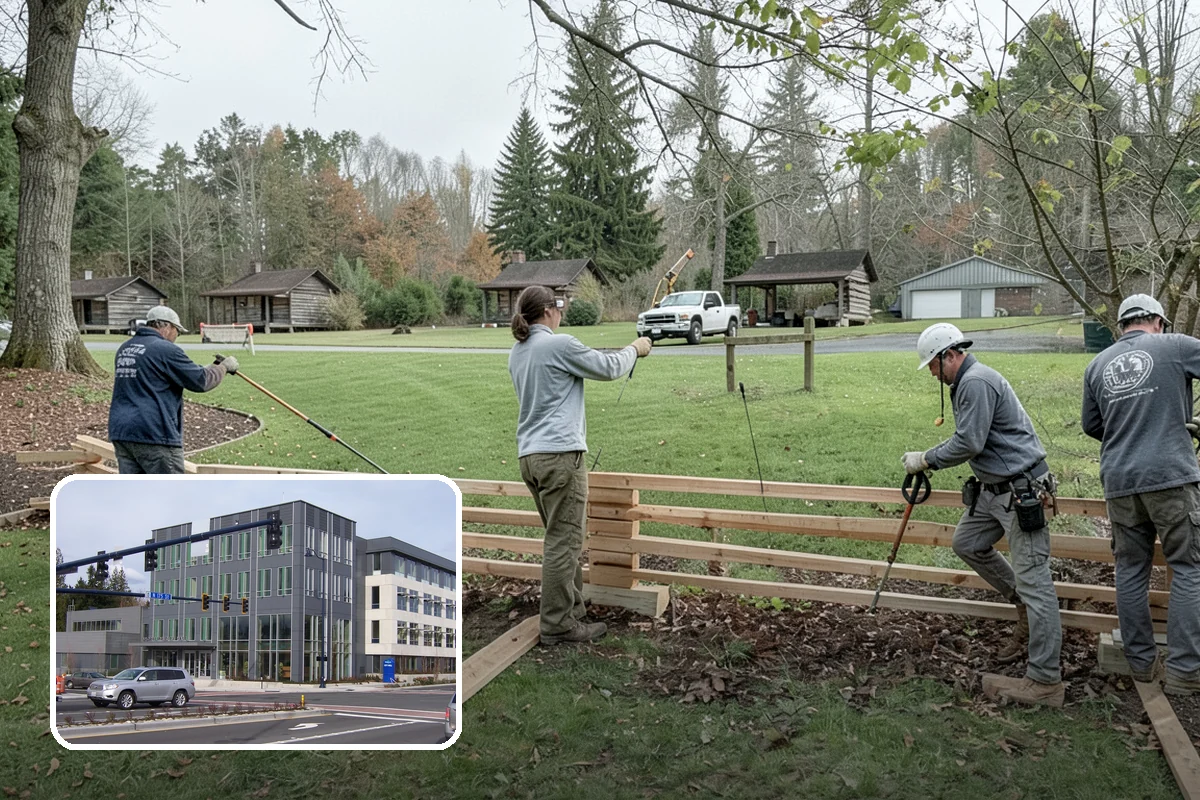 Aluminum Fence Installation in Shoreline, King County, WA - Never rusts, unlike traditional iron or steel