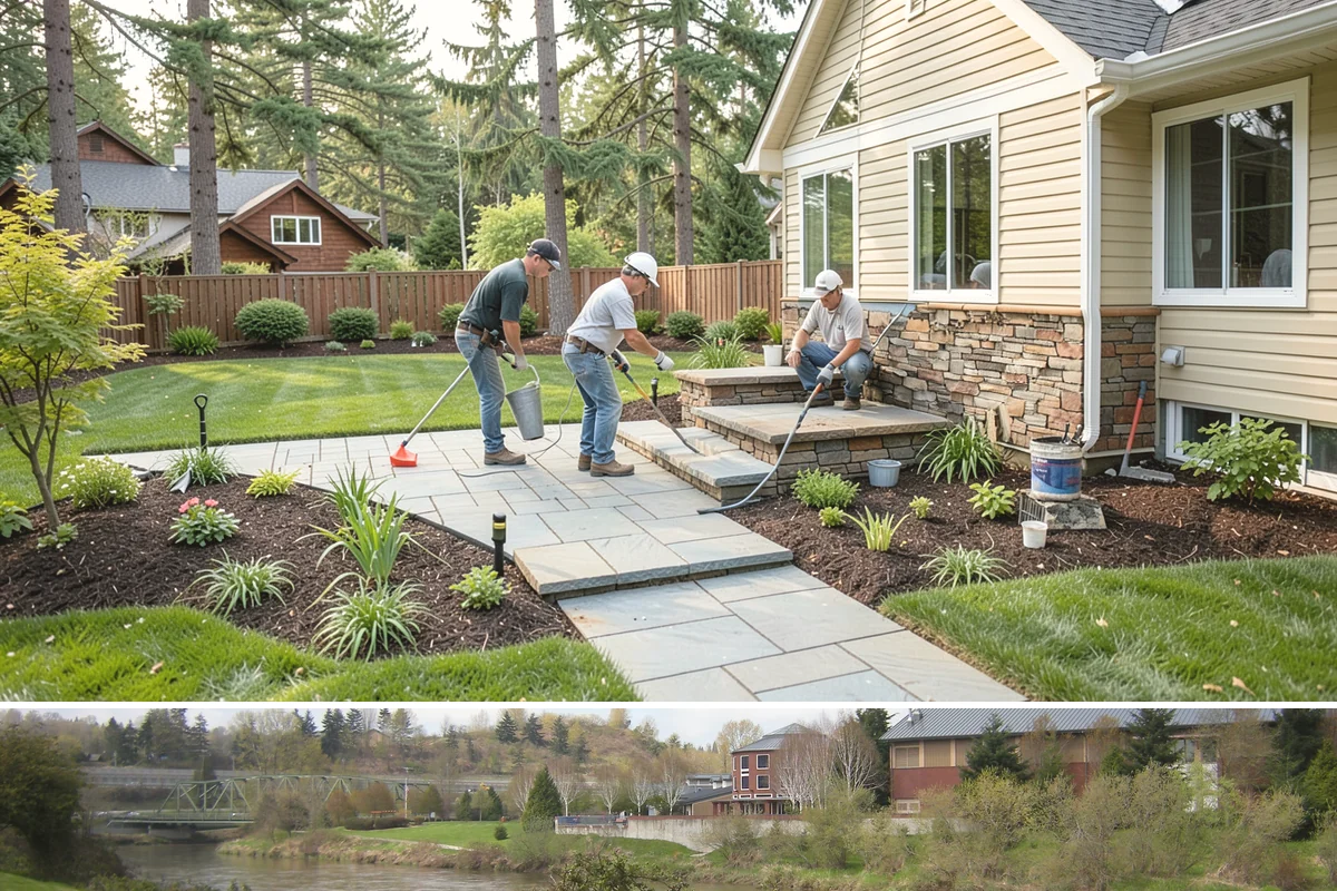 Aluminum Fence Installation in Tukwila, King County, WA - Aluminum installs comfortably in any season, with drier months preferred for curing footings on graded runs.