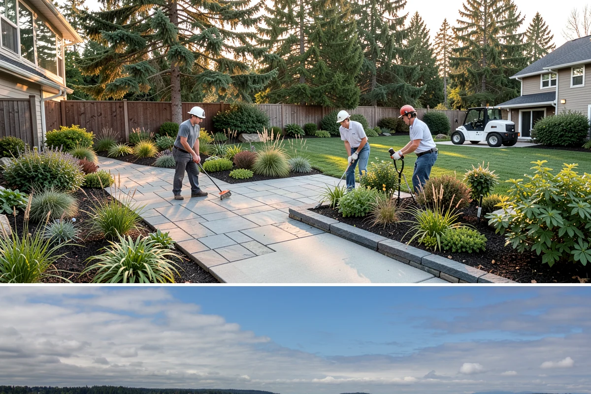 Aluminum Fence Installation in University Place, Pierce County, WA - Aluminum installs comfortably in any season, with drier months preferred for curing footings on graded runs.
