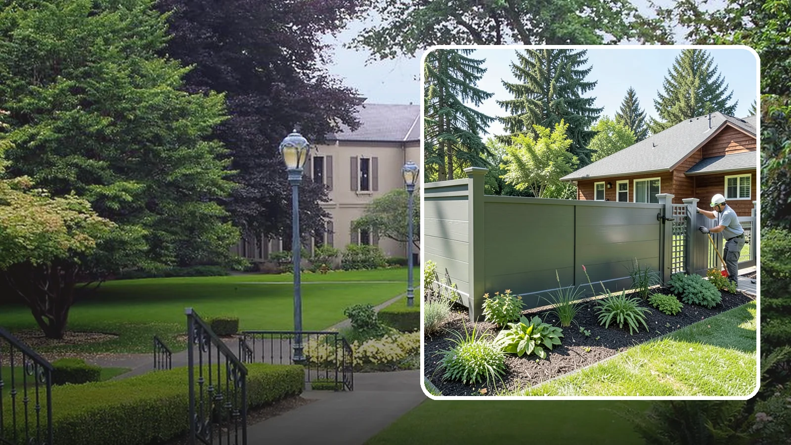 Aluminum Fence Installation in Woodinville, King County, WA - We install elegant, rust-proof aluminum fencing that delivers ornamental style without the corrosion our damp climate causes.