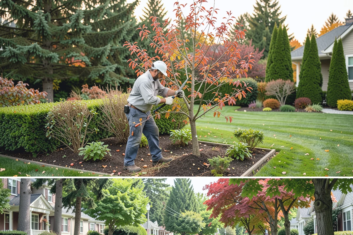 Annual Flower Planting in Beaux Arts Village, King County, WA - Planted in waves - cool-season annuals in spring and fall, warm-season through summer.