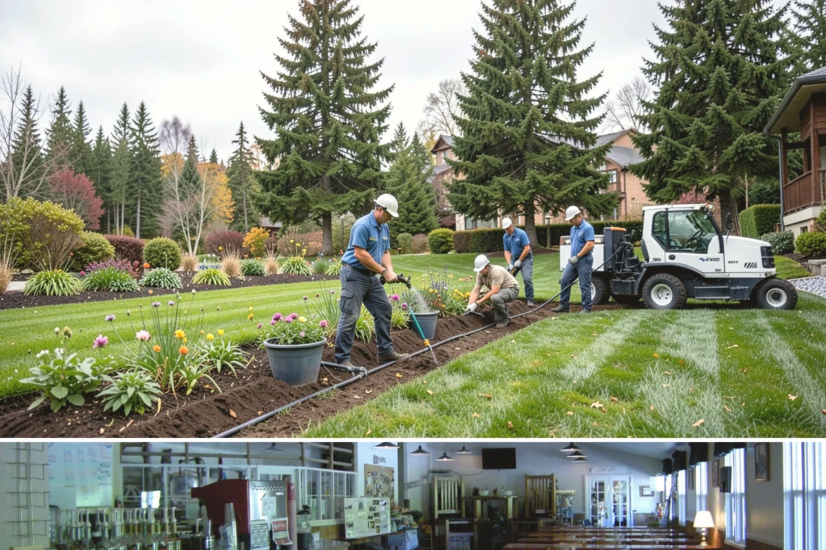 Annual Flower Planting in Black Diamond, King County, WA - Planted in waves - cool-season annuals in spring and fall, warm-season through summer.