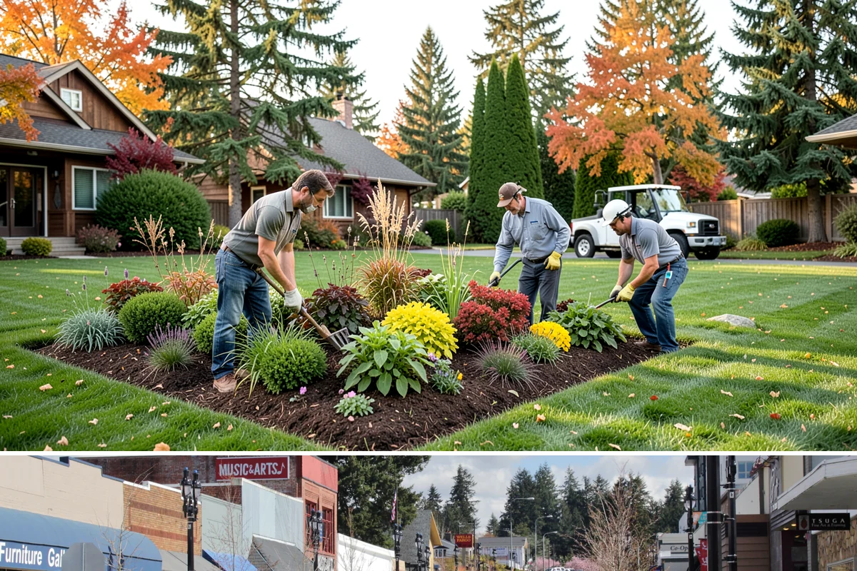 Annual Flower Planting in Bothell, King County, WA - Planted in waves - cool-season annuals in spring and fall, warm-season through summer.