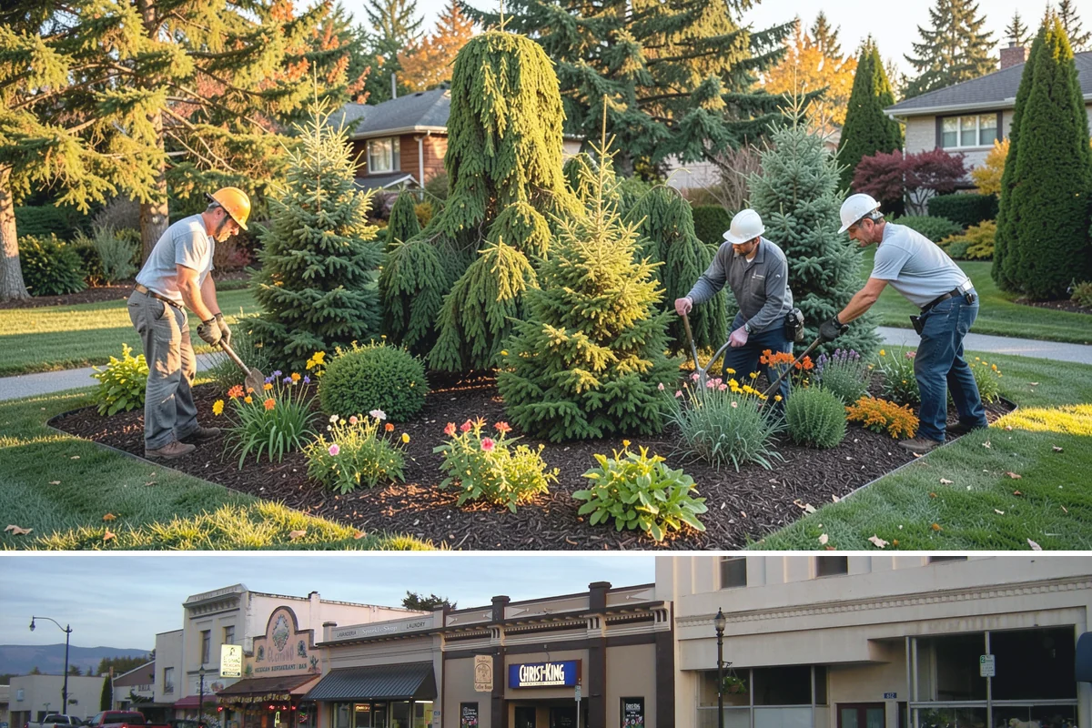 Annual Flower Planting in Burlington, Skagit County, WA - Planted in waves - cool-season annuals in spring and fall, warm-season through summer.