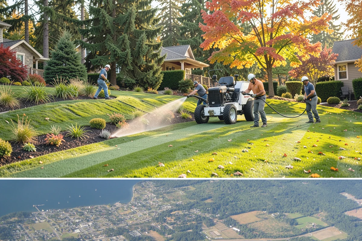 Annual Flower Planting in Coupeville, Island County, WA - Planted in waves - cool-season annuals in spring and fall, warm-season through summer.