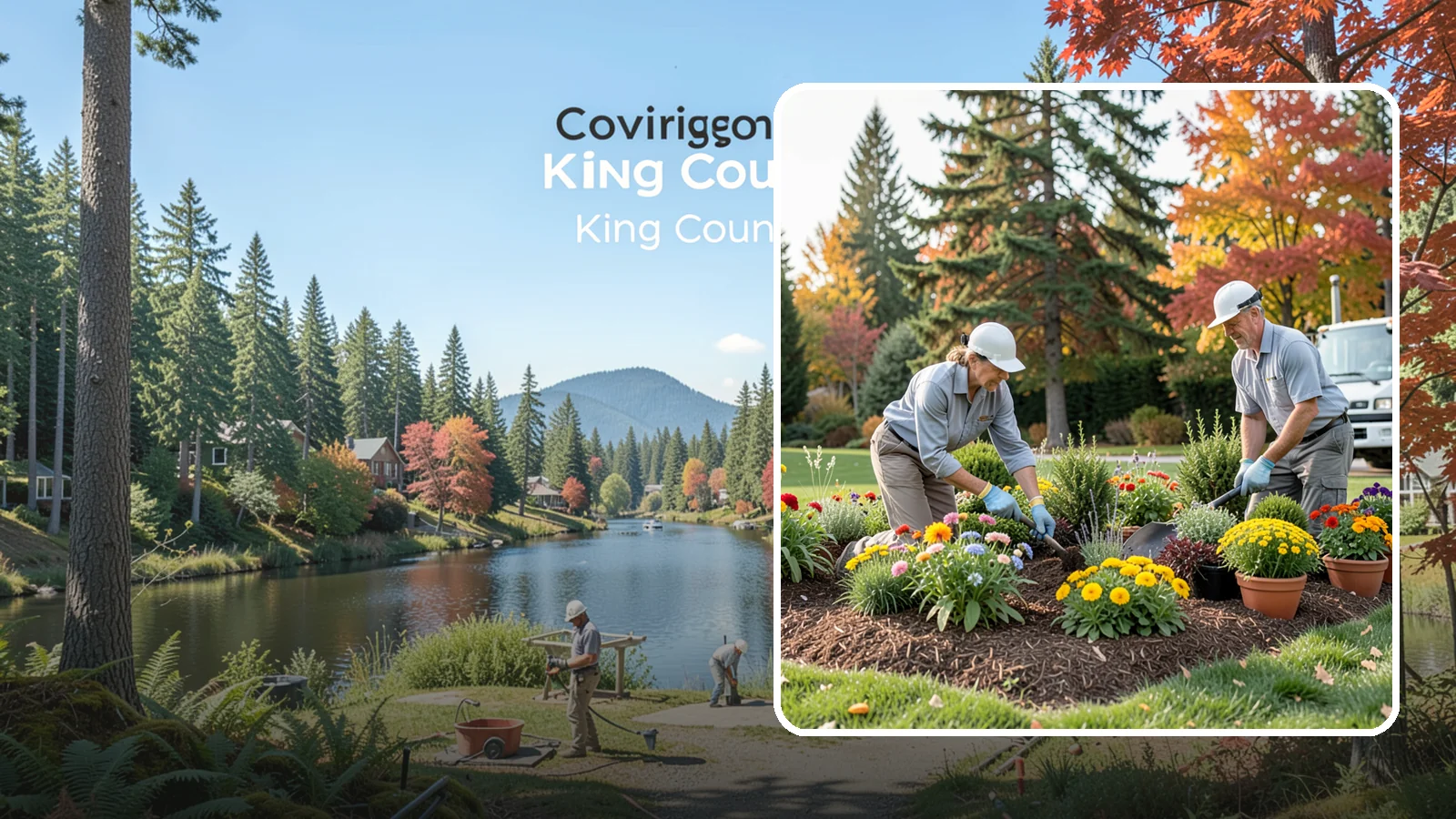 Annual Flower Planting in Covington, King County, WA - Vibrant seasonal annuals installed for bold, immediate color in beds, borders, and containers.