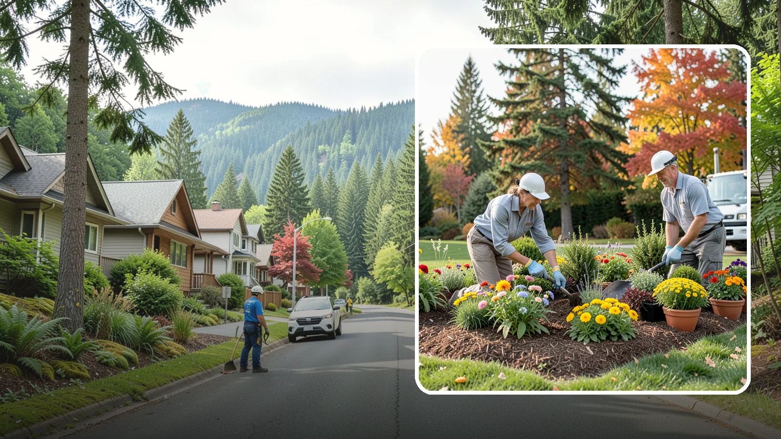Annual Flower Planting in Darrington, Snohomish County, WA - Vibrant seasonal annuals installed for bold, immediate color in beds, borders, and containers.
