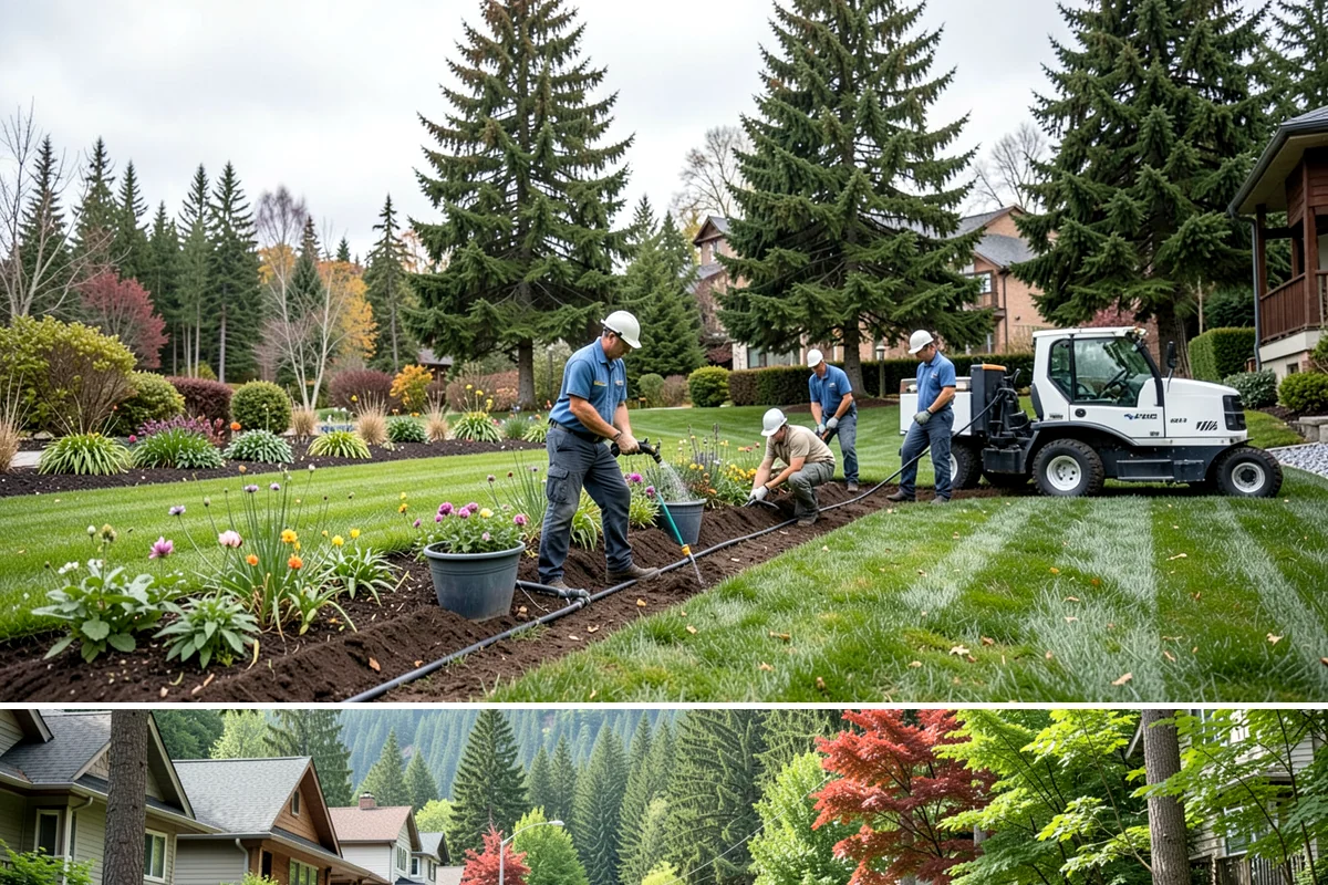 Annual Flower Planting in Darrington, Snohomish County, WA - Planted in waves - cool-season annuals in spring and fall, warm-season through summer.