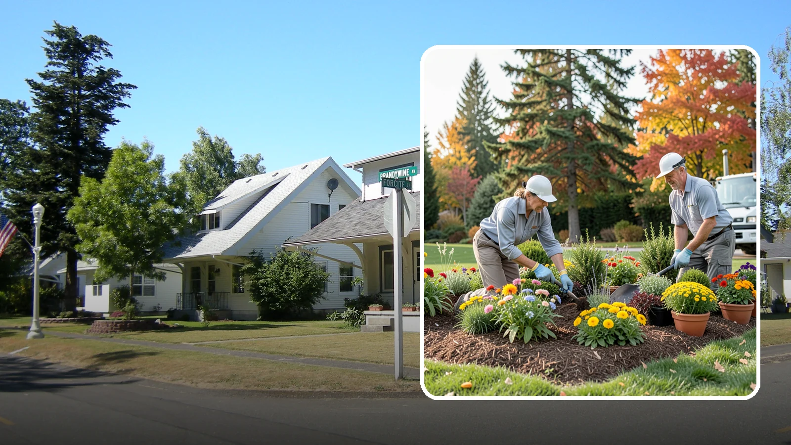 Annual Flower Planting in DuPont, Pierce County, WA - Vibrant seasonal annuals installed for bold, immediate color in beds, borders, and containers.