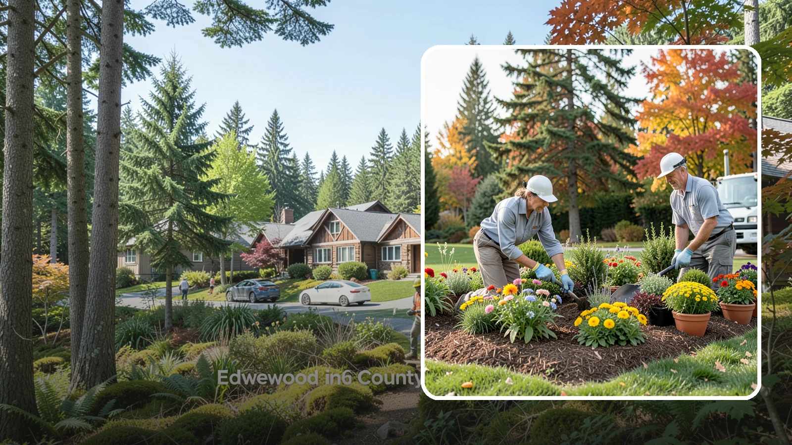 Annual Flower Planting in Edgewood, Pierce County, WA - Vibrant seasonal annuals installed for bold, immediate color in beds, borders, and containers.