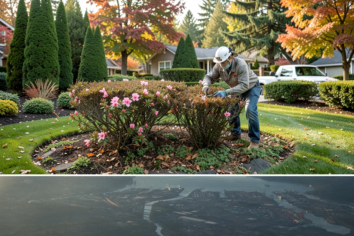 Annual Flower Planting in Fife, Pierce County, WA - Planted in waves - cool-season annuals in spring and fall, warm-season through summer.