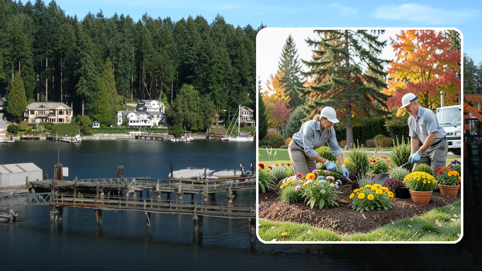 Annual Flower Planting in Gig Harbor, Pierce County, WA - Vibrant seasonal annuals installed for bold, immediate color in beds, borders, and containers.