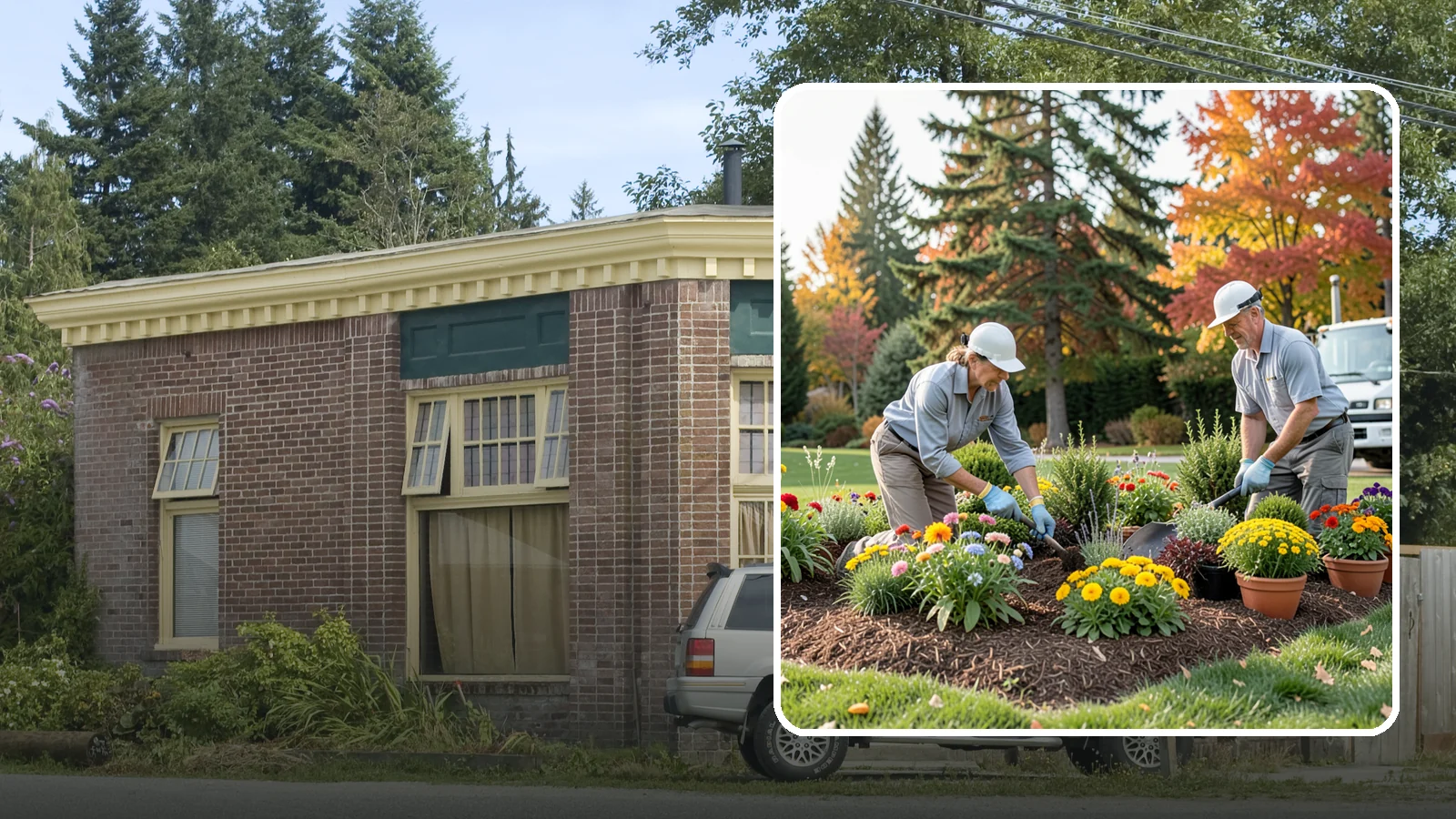 Annual Flower Planting in Hamilton, Skagit County, WA - Vibrant seasonal annuals installed for bold, immediate color in beds, borders, and containers.
