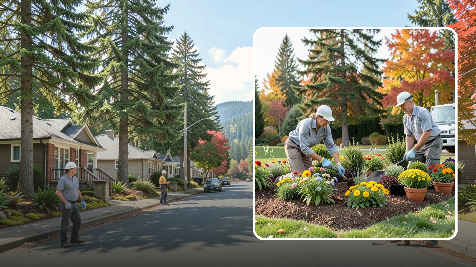 Annual Flower Planting in Hunts Point, King County, WA - Vibrant seasonal annuals installed for bold, immediate color in beds, borders, and containers.