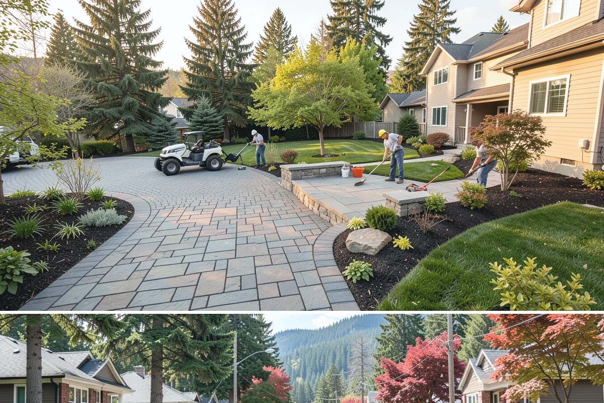 Annual Flower Planting in Hunts Point, King County, WA - Planted in waves - cool-season annuals in spring and fall, warm-season through summer.