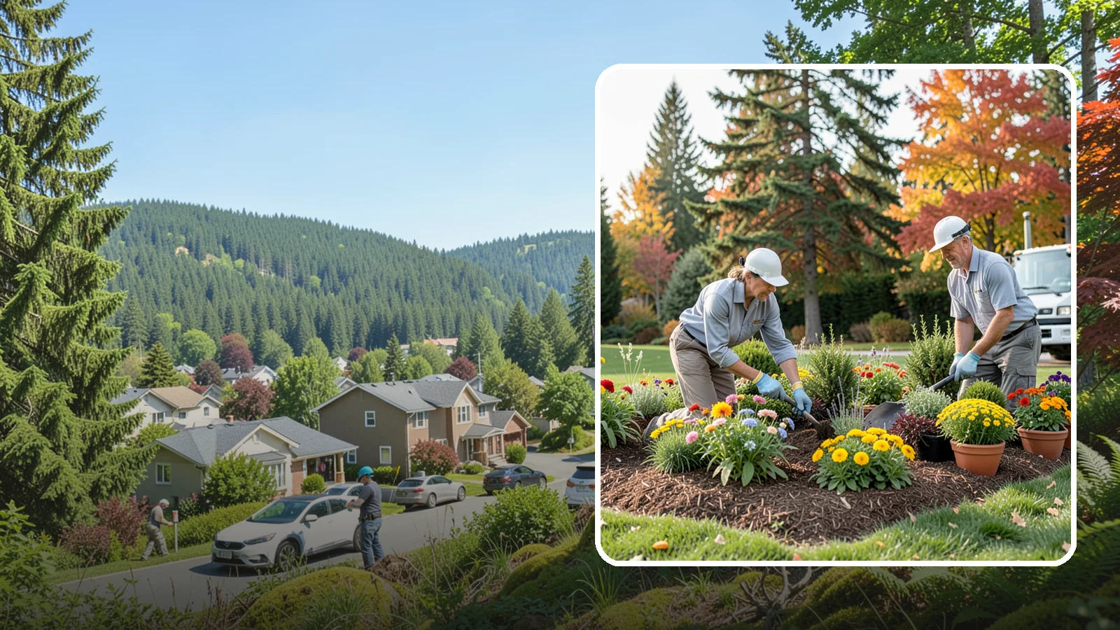 Annual Flower Planting in Index, Snohomish County, WA - Vibrant seasonal annuals installed for bold, immediate color in beds, borders, and containers.