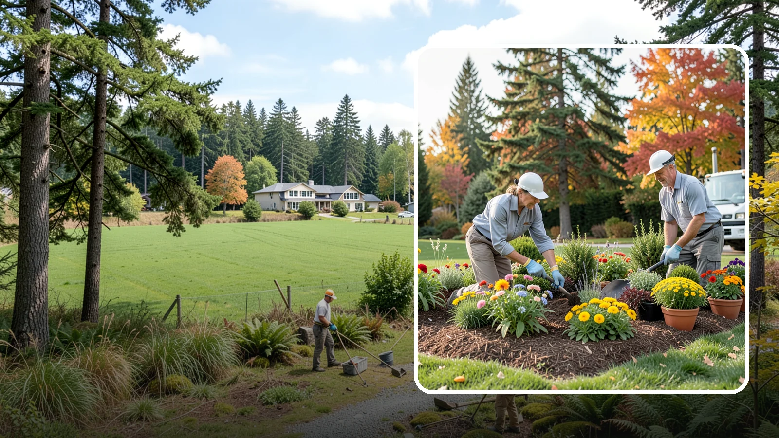Annual Flower Planting in Lyman, Skagit County, WA - Vibrant seasonal annuals installed for bold, immediate color in beds, borders, and containers.