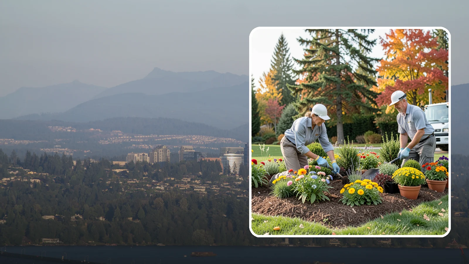 Annual Flower Planting in Medina, King County, WA - Vibrant seasonal annuals installed for bold, immediate color in beds, borders, and containers.