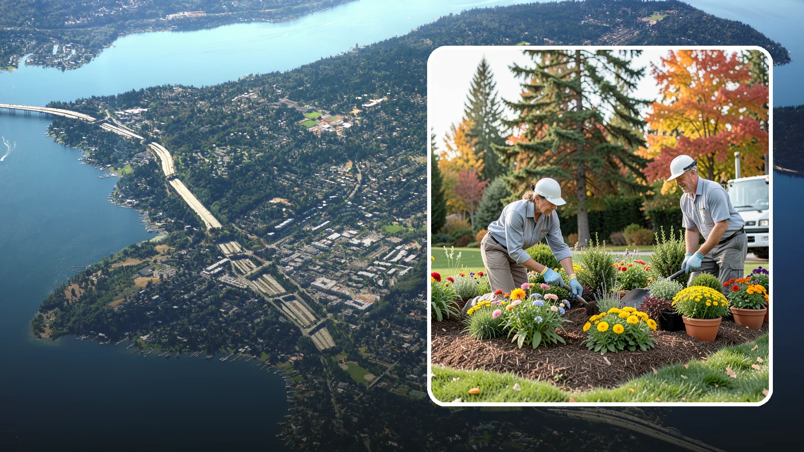 Annual Flower Planting in Mercer Island, King County, WA - Vibrant seasonal annuals installed for bold, immediate color in beds, borders, and containers.