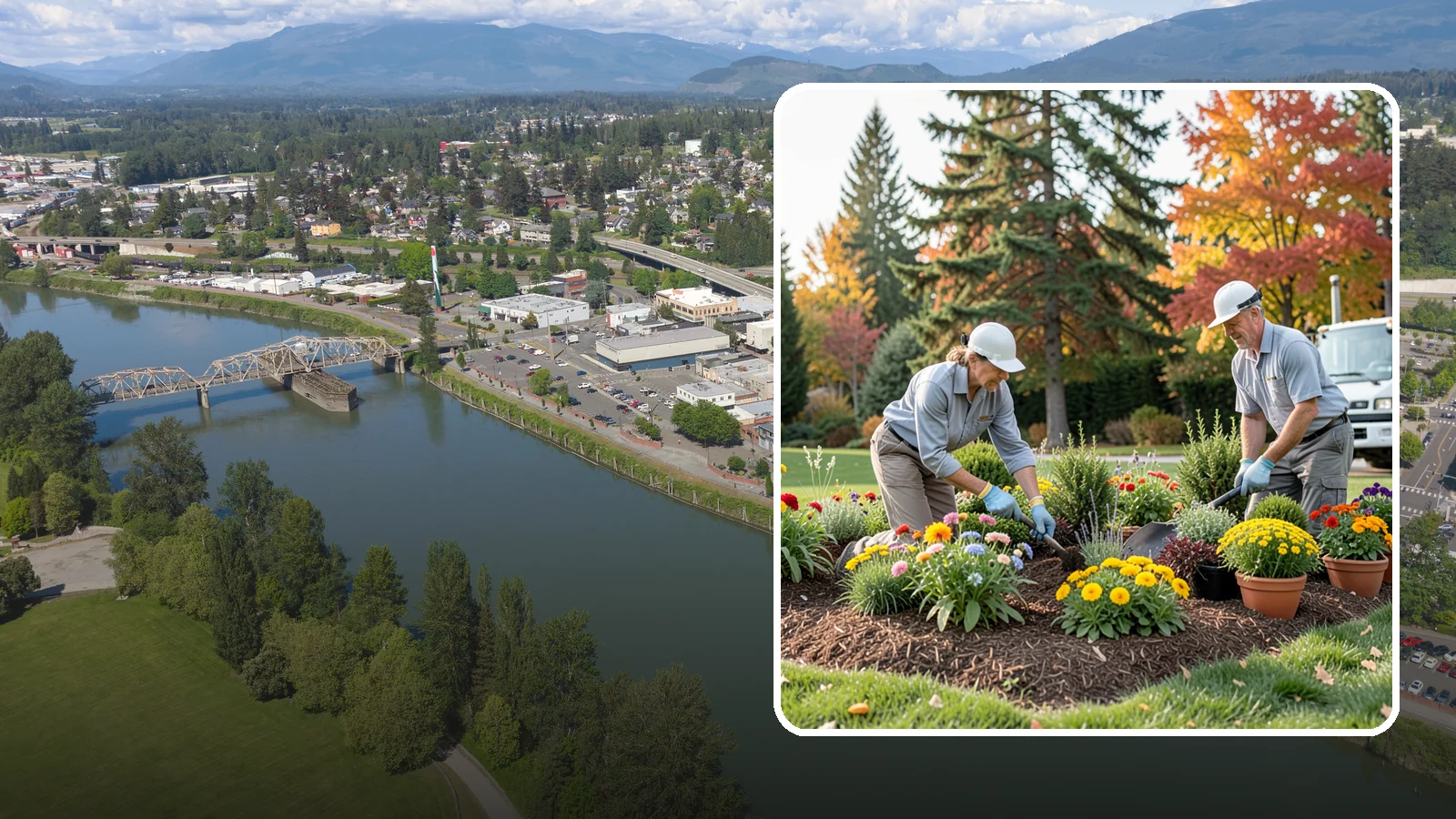 Annual Flower Planting in Mount Vernon, Skagit County, WA - Vibrant seasonal annuals installed for bold, immediate color in beds, borders, and containers.