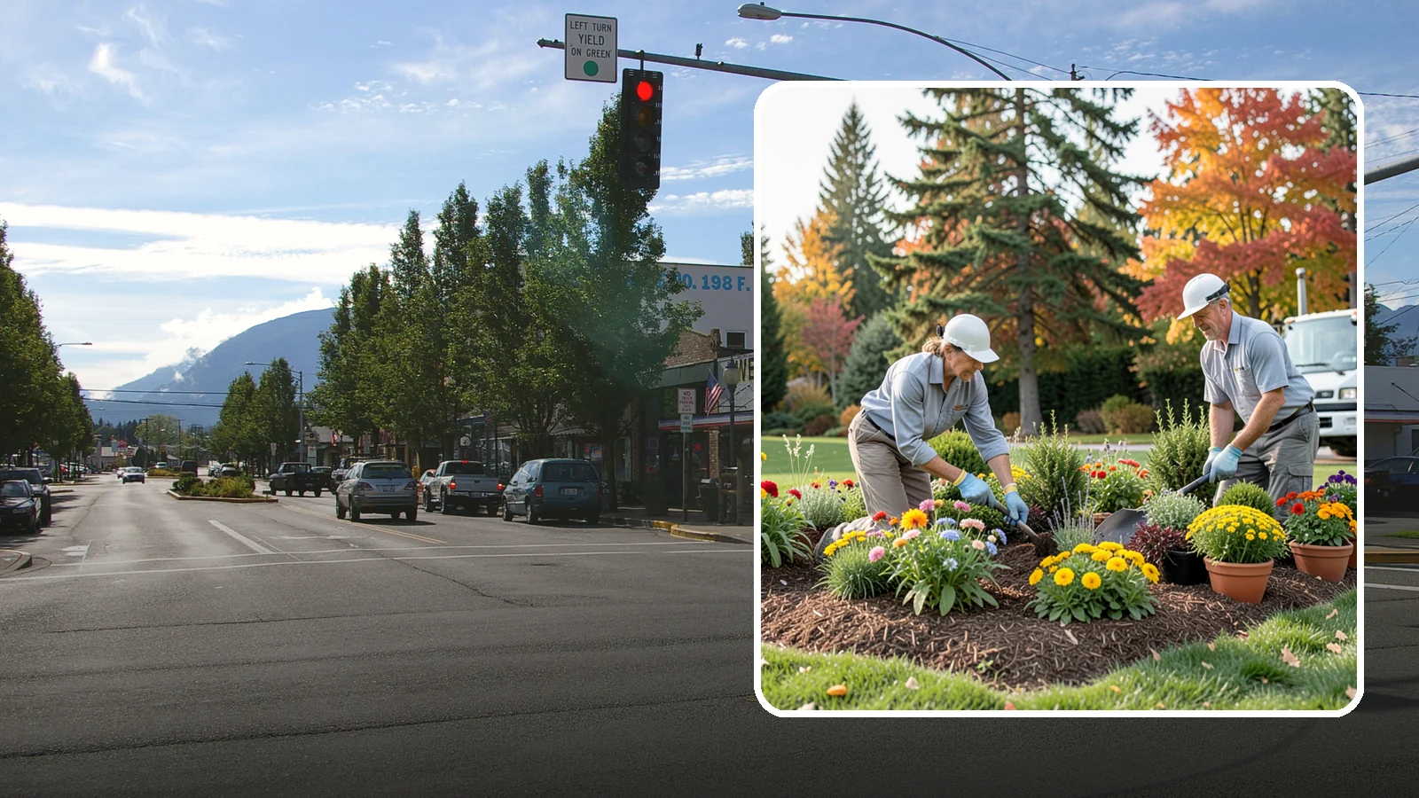 Annual Flower Planting in North Bend, King County, WA - Vibrant seasonal annuals installed for bold, immediate color in beds, borders, and containers.
