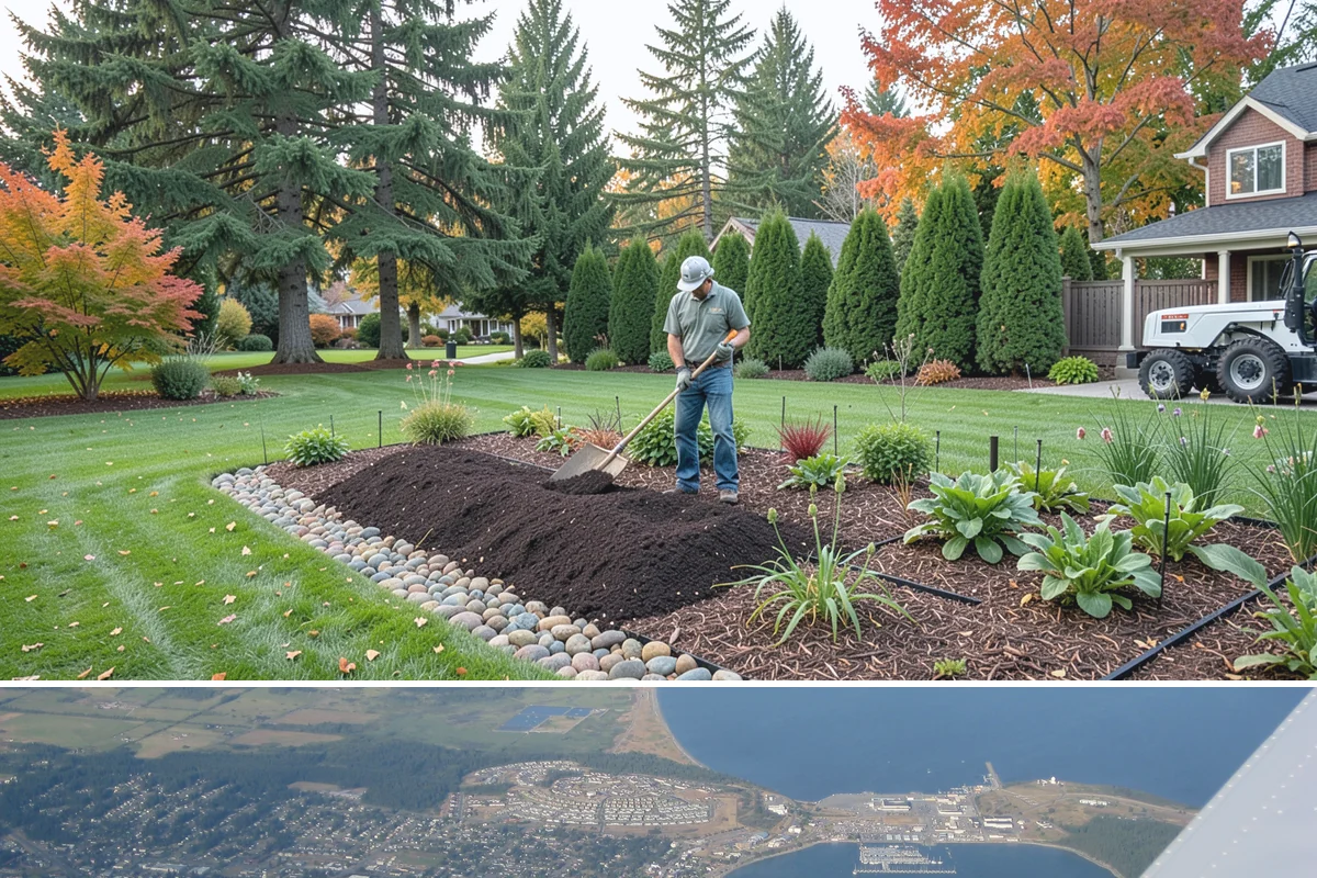Annual Flower Planting in Oak Harbor, Island County, WA - Planted in waves - cool-season annuals in spring and fall, warm-season through summer.
