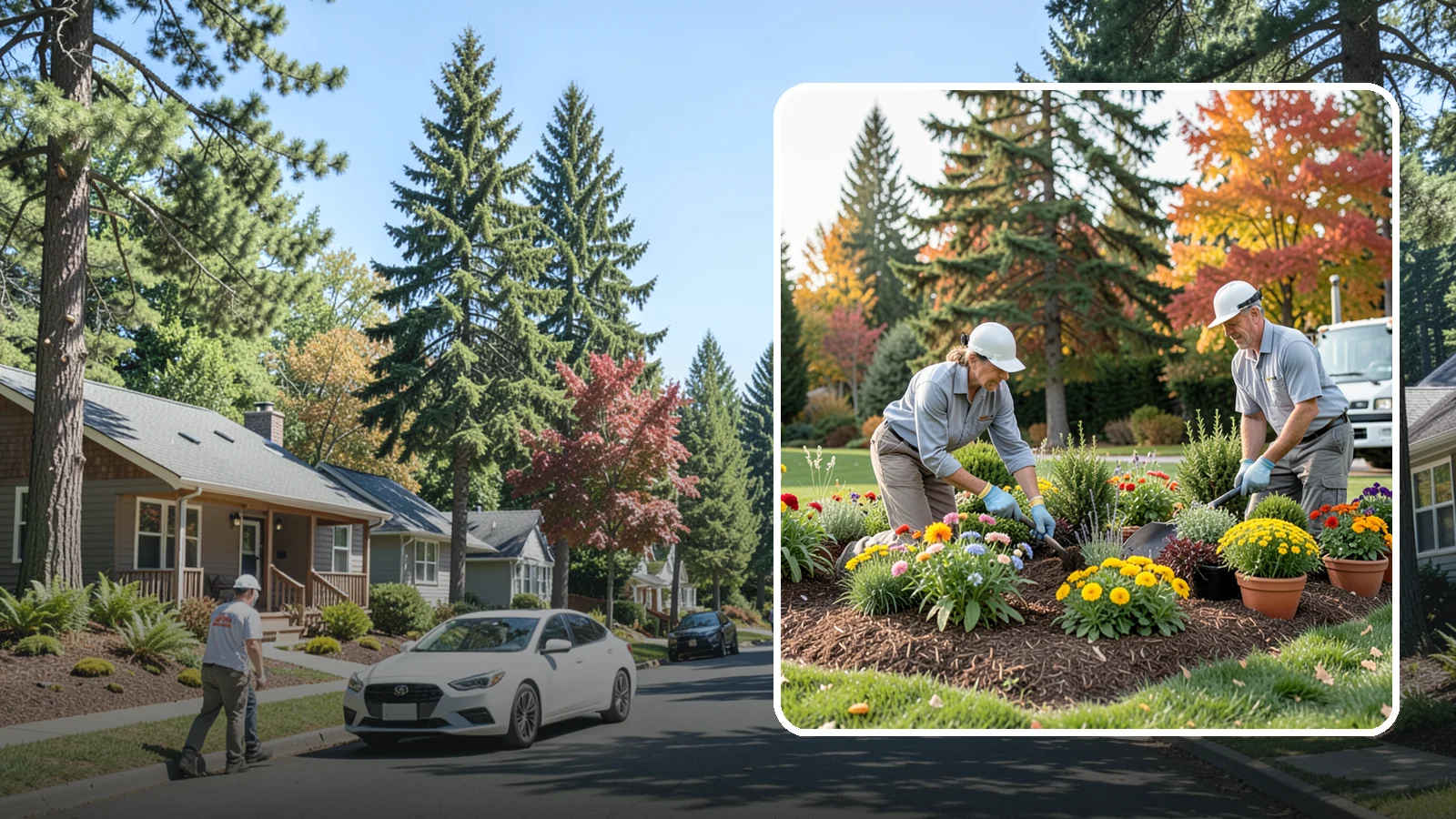 Annual Flower Planting in Orting, Pierce County, WA - Vibrant seasonal annuals installed for bold, immediate color in beds, borders, and containers.