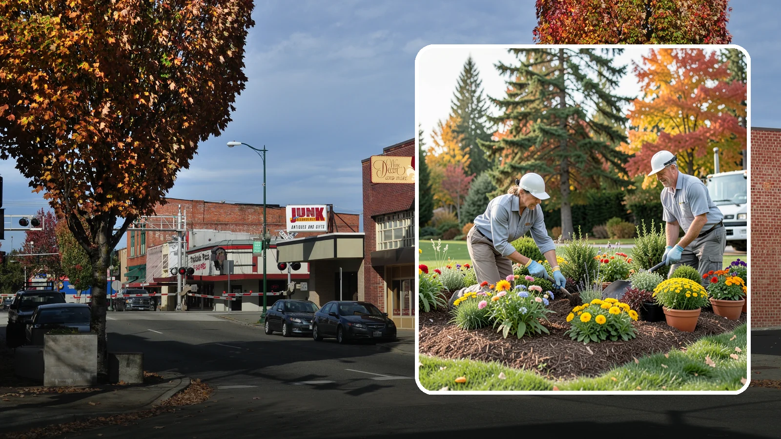 Annual Flower Planting in Puyallup, Pierce County, WA - Vibrant seasonal annuals installed for bold, immediate color in beds, borders, and containers.