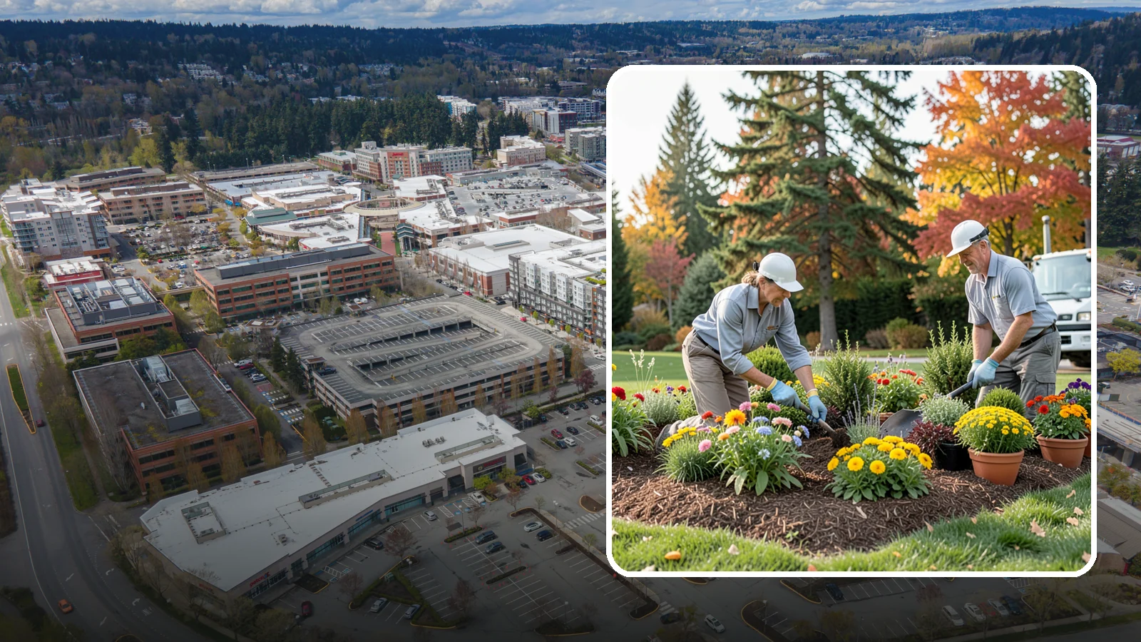 Annual Flower Planting in Redmond, King County, WA - Vibrant seasonal annuals installed for bold, immediate color in beds, borders, and containers.