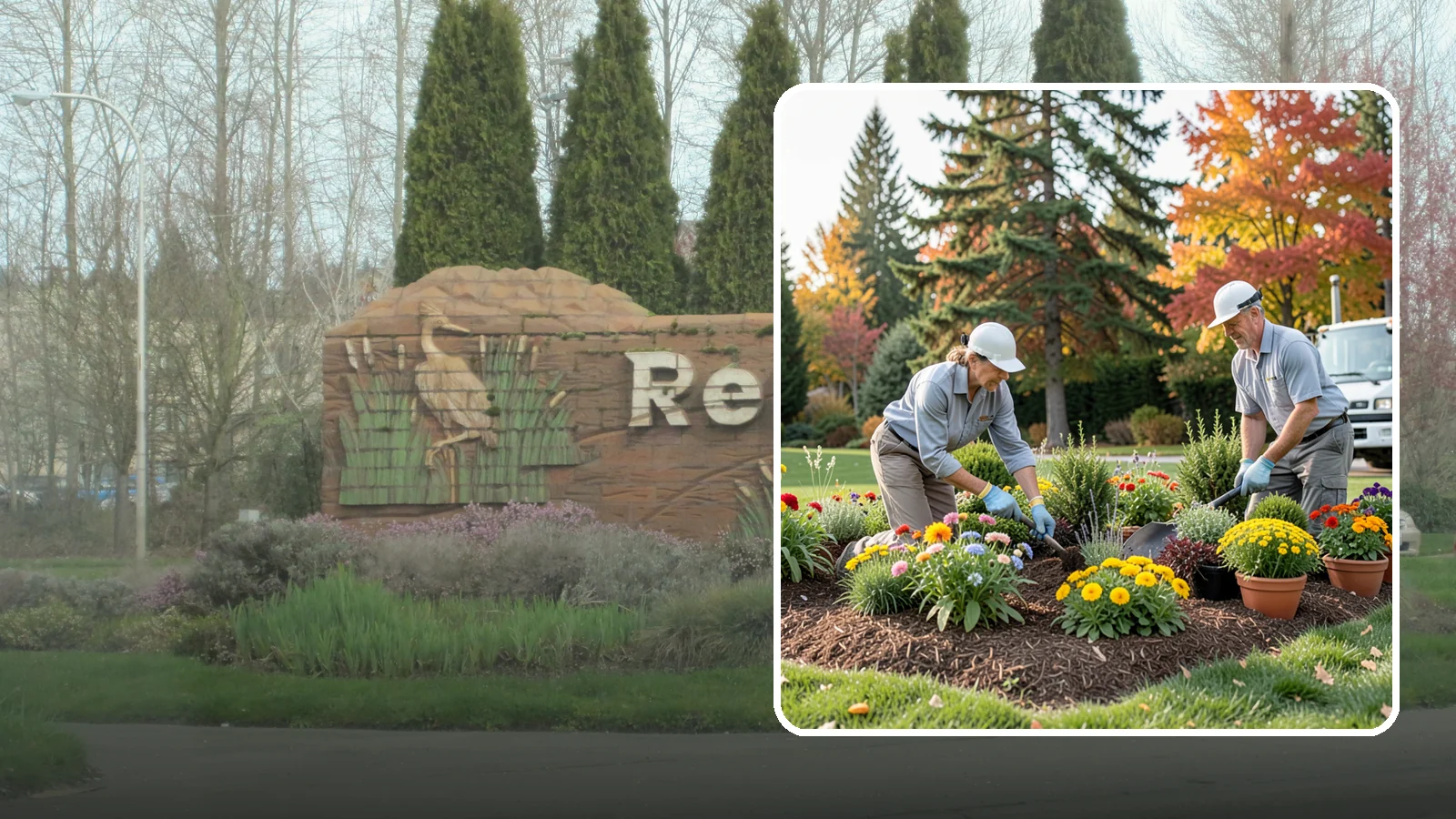 Annual Flower Planting in Renton, King County, WA - Vibrant seasonal annuals installed for bold, immediate color in beds, borders, and containers.