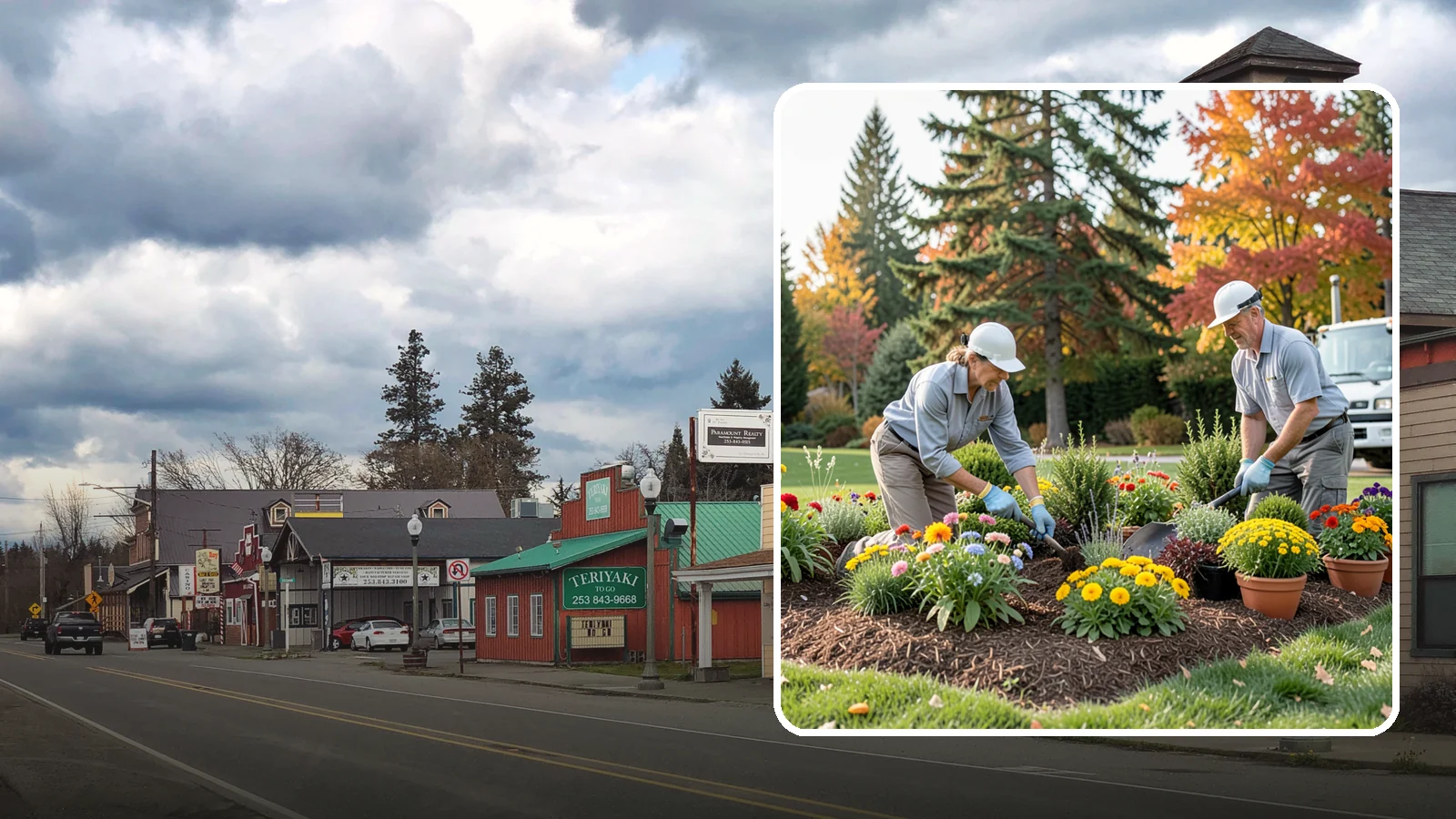Annual Flower Planting in Roy, Pierce County, WA - Vibrant seasonal annuals installed for bold, immediate color in beds, borders, and containers.