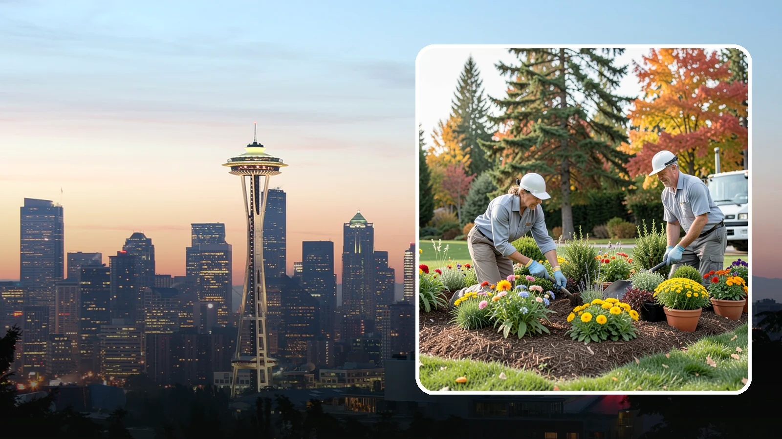 Annual Flower Planting in Seattle, King County, WA - Vibrant seasonal annuals installed for bold, immediate color in beds, borders, and containers.
