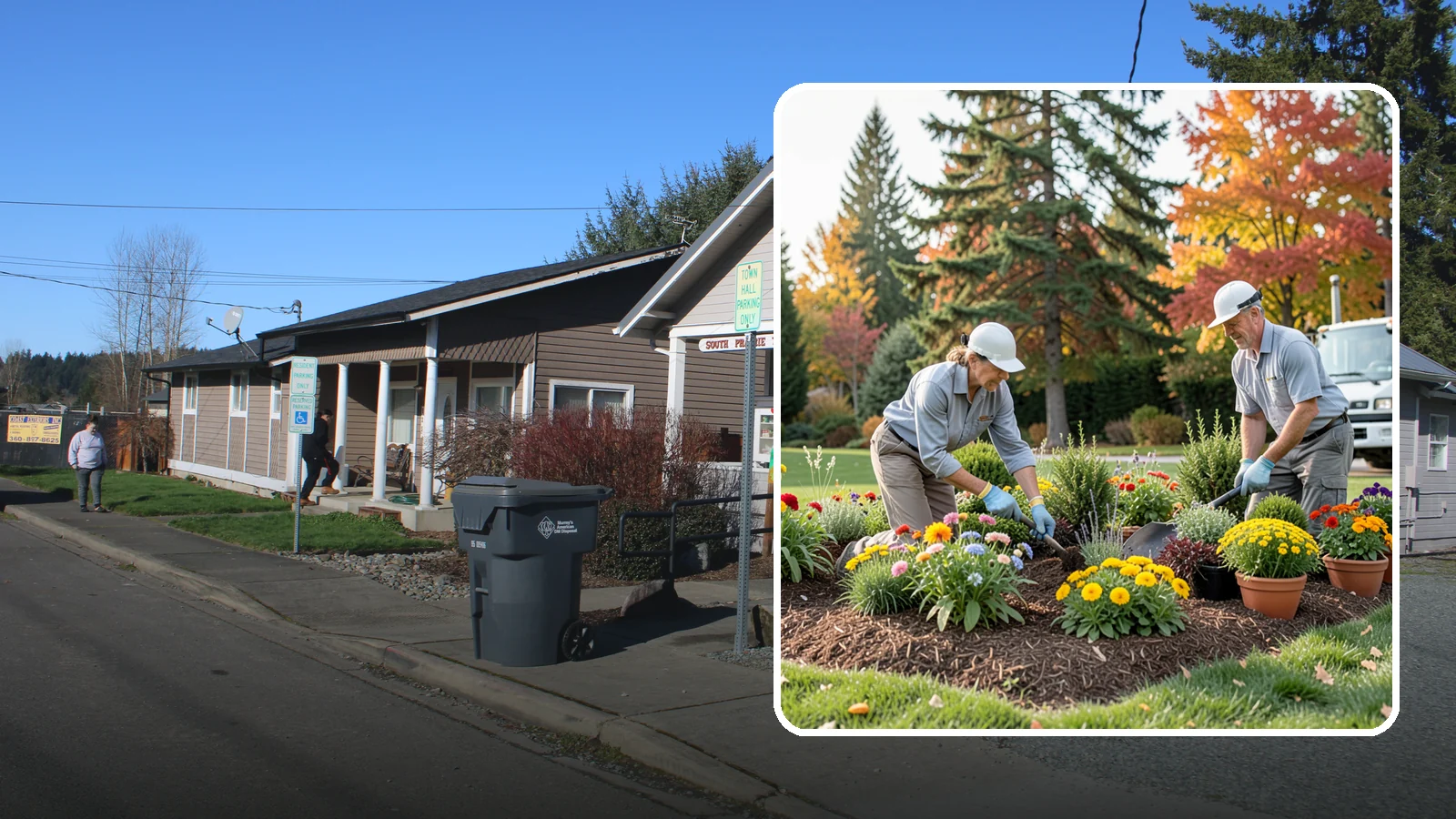 Annual Flower Planting in South Prairie, Pierce County, WA - Vibrant seasonal annuals installed for bold, immediate color in beds, borders, and containers.