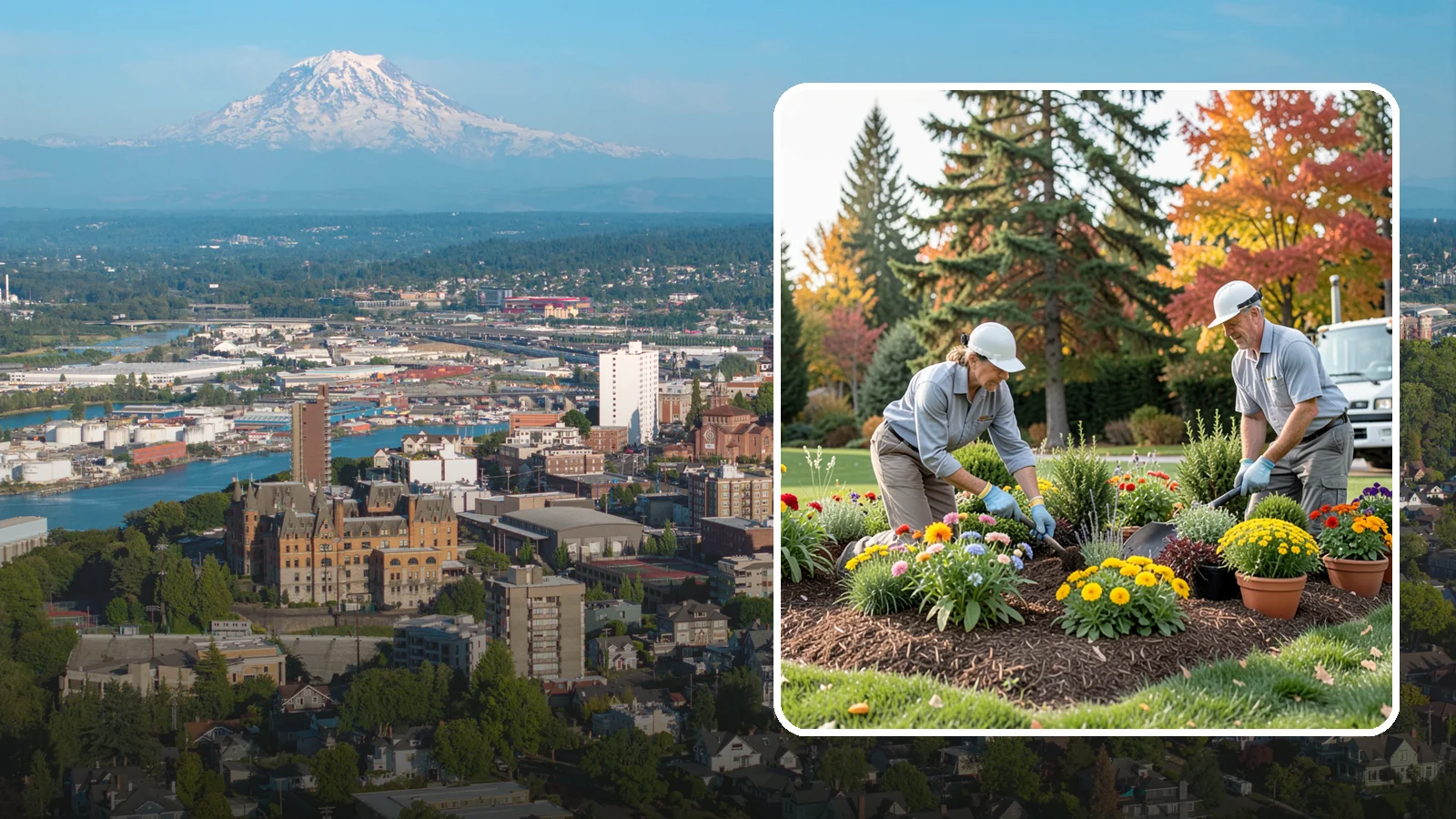 Annual Flower Planting in Tacoma, Pierce County, WA - Vibrant seasonal annuals installed for bold, immediate color in beds, borders, and containers.