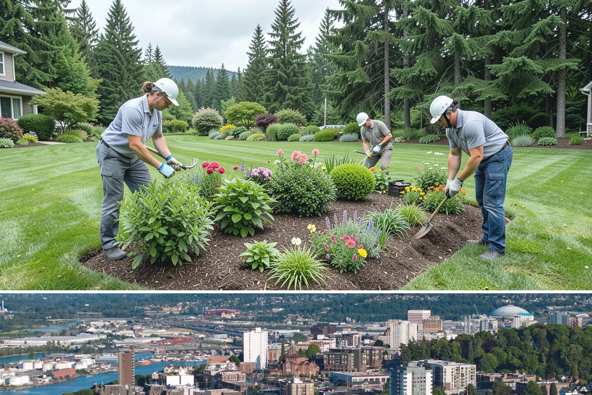 Annual Flower Planting in Tacoma, Pierce County, WA - Planted in waves - cool-season annuals in spring and fall, warm-season through summer.