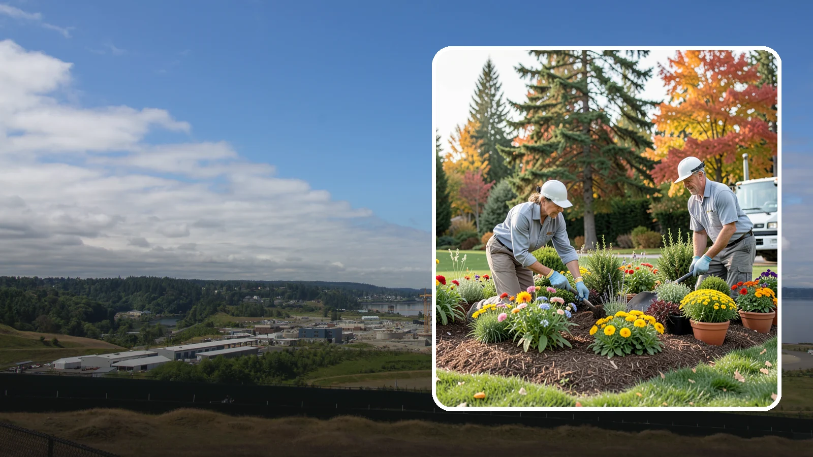 Annual Flower Planting in University Place, Pierce County, WA - Vibrant seasonal annuals installed for bold, immediate color in beds, borders, and containers.