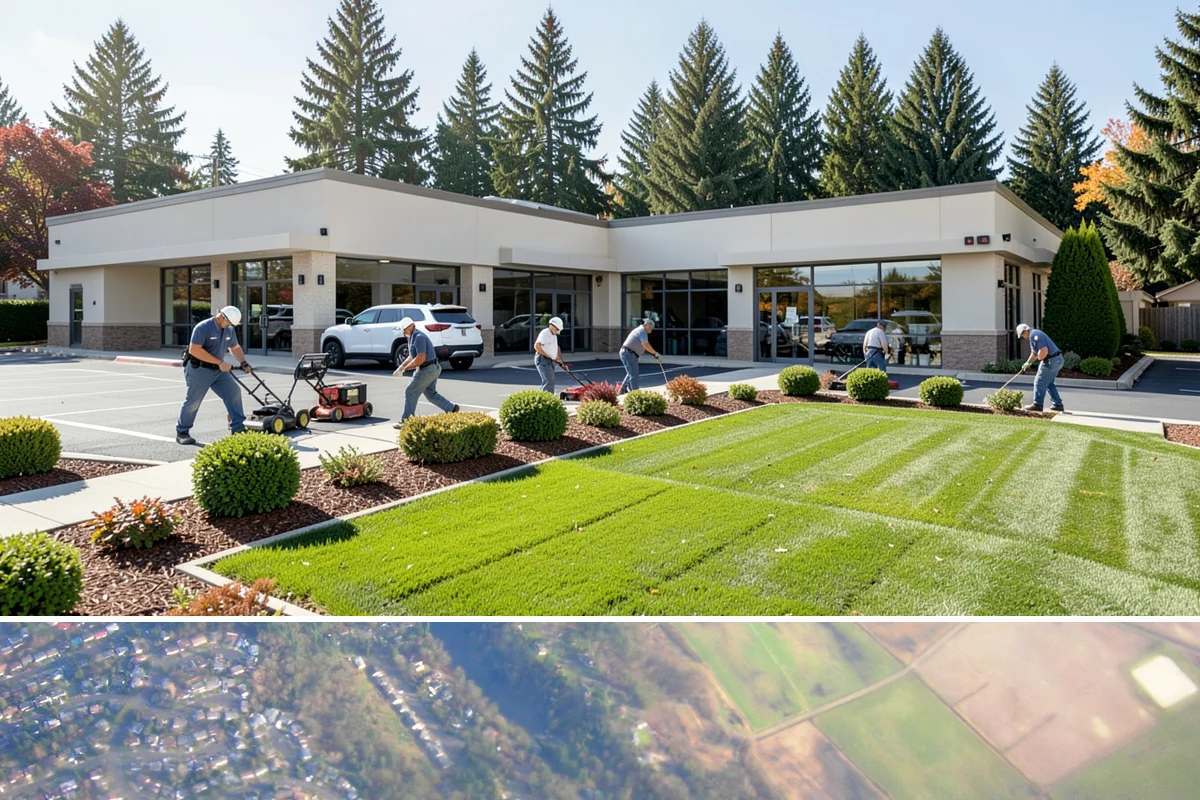 Annual Property Maintenance in Algona, King County, WA - Runs year-round with task intensity shifting by season: growth-season mowing, fall and spring cleanups, dormant-season pruning.