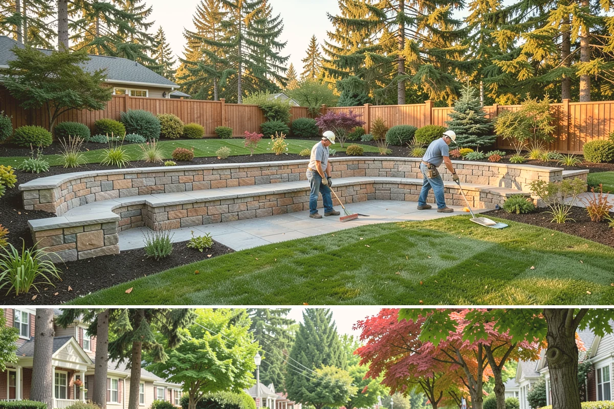 Annual Property Maintenance in Beaux Arts Village, King County, WA - Runs year-round with task intensity shifting by season: growth-season mowing, fall and spring cleanups, dormant-season pruning.