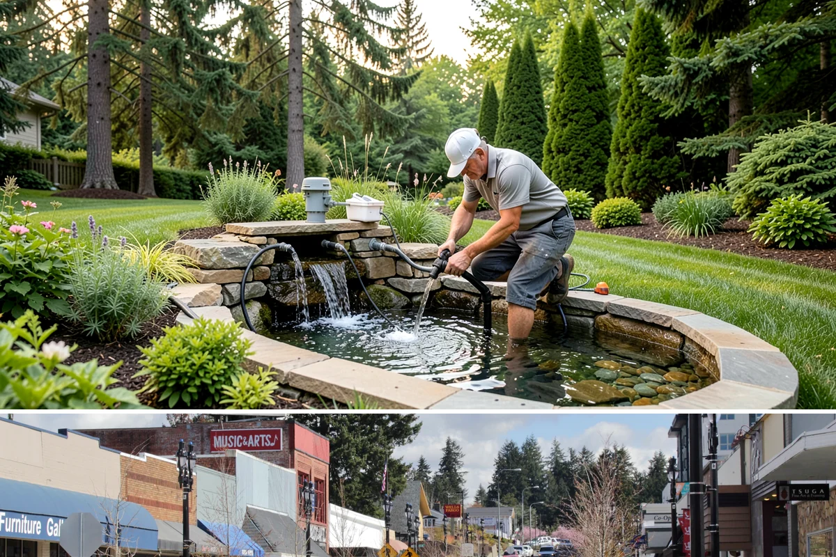 Annual Property Maintenance in Bothell, King County, WA - Runs year-round with task intensity shifting by season: growth-season mowing, fall and spring cleanups, dormant-season pruning.