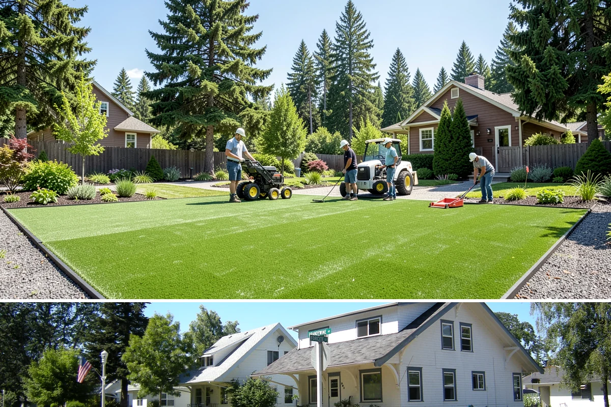 Annual Property Maintenance in DuPont, Pierce County, WA - Runs year-round with task intensity shifting by season: growth-season mowing, fall and spring cleanups, dormant-season pruning.