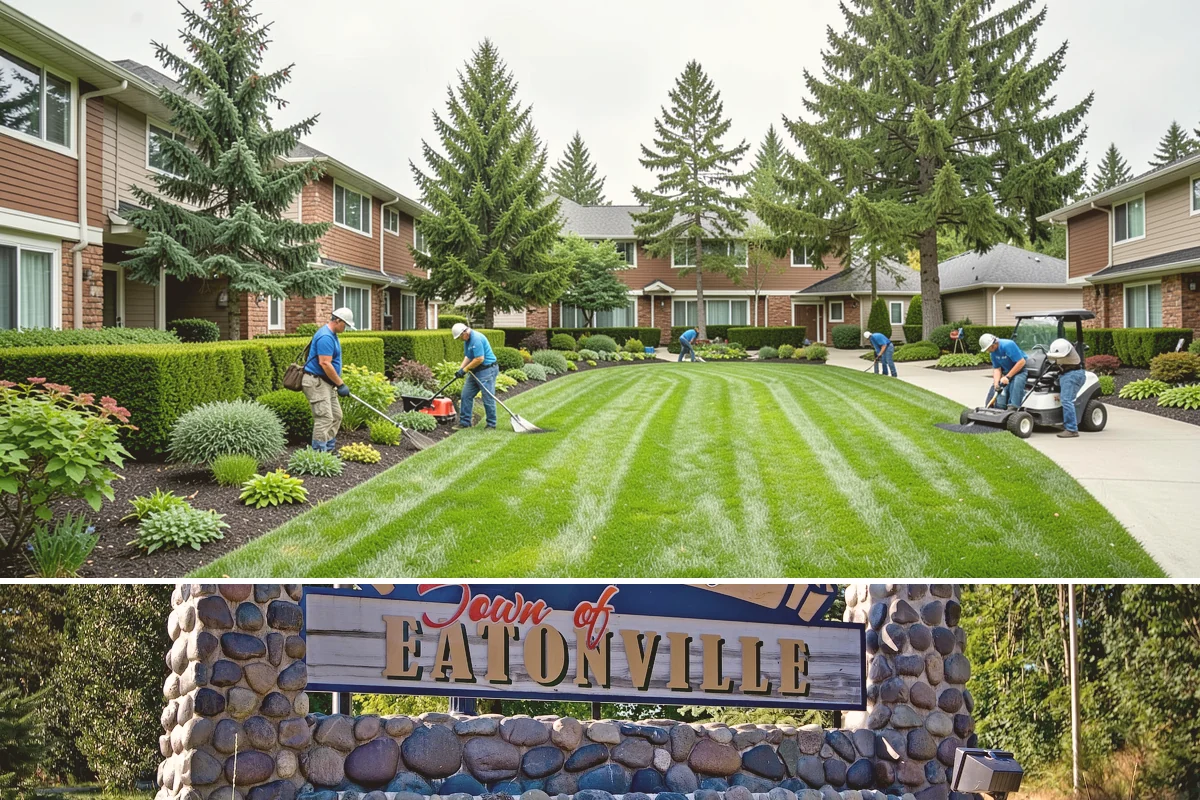 Annual Property Maintenance in Eatonville, Pierce County, WA - Runs year-round with task intensity shifting by season: growth-season mowing, fall and spring cleanups, dormant-season pruning.