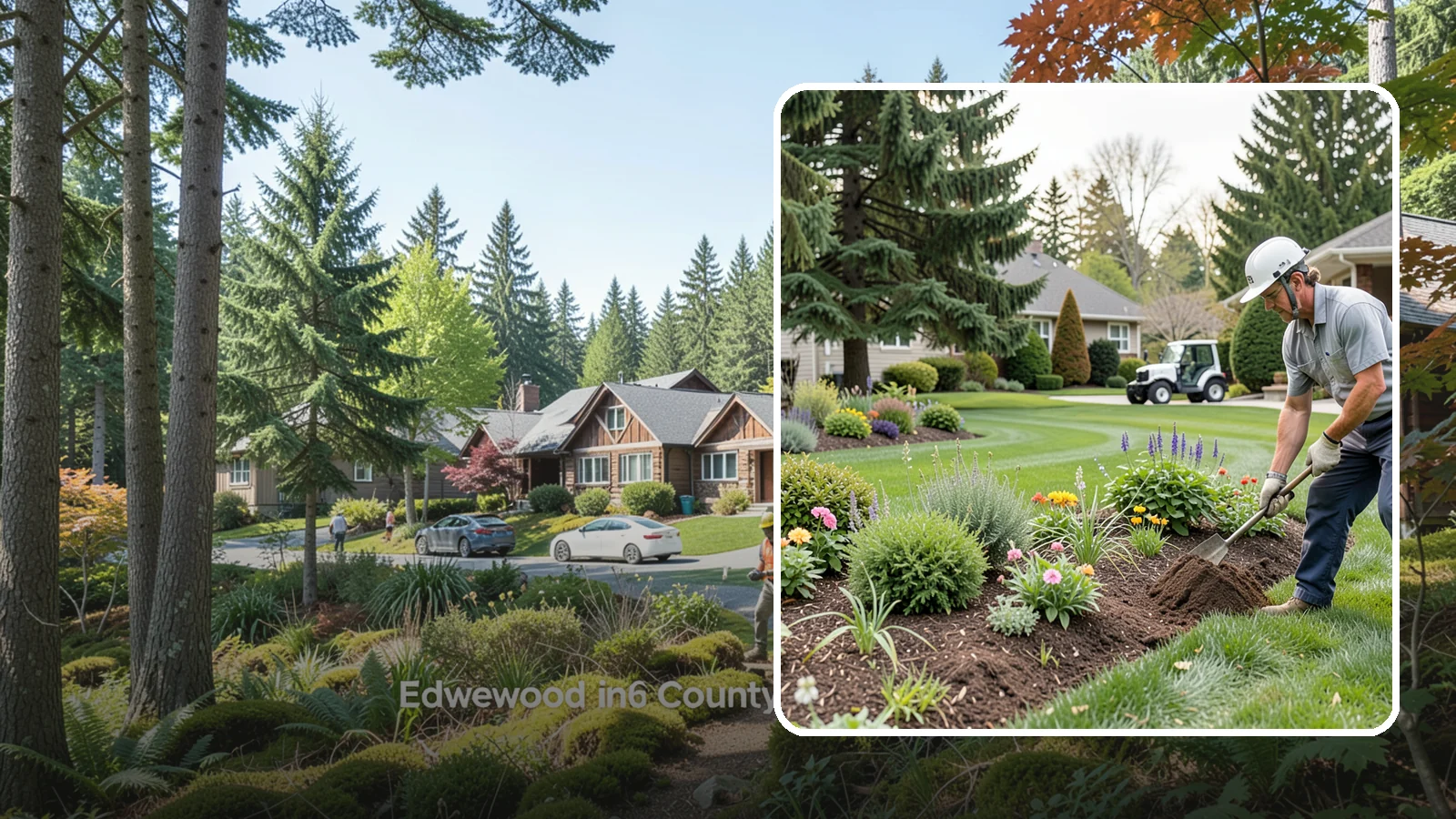 Annual Property Maintenance in Edgewood, Pierce County, WA - A year-round maintenance program that keeps your entire property groomed through every season.