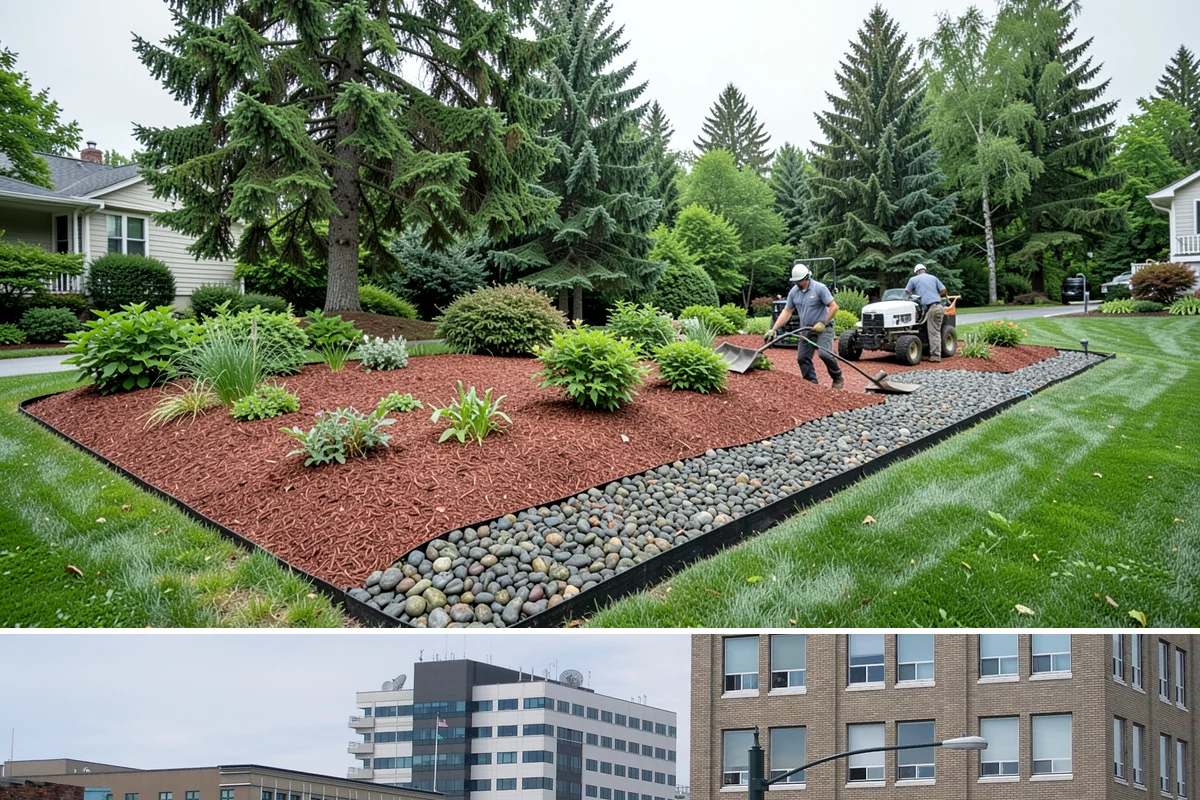 Annual Property Maintenance in Everett, Snohomish County, WA - Runs year-round with task intensity shifting by season: growth-season mowing, fall and spring cleanups, dormant-season pruning.