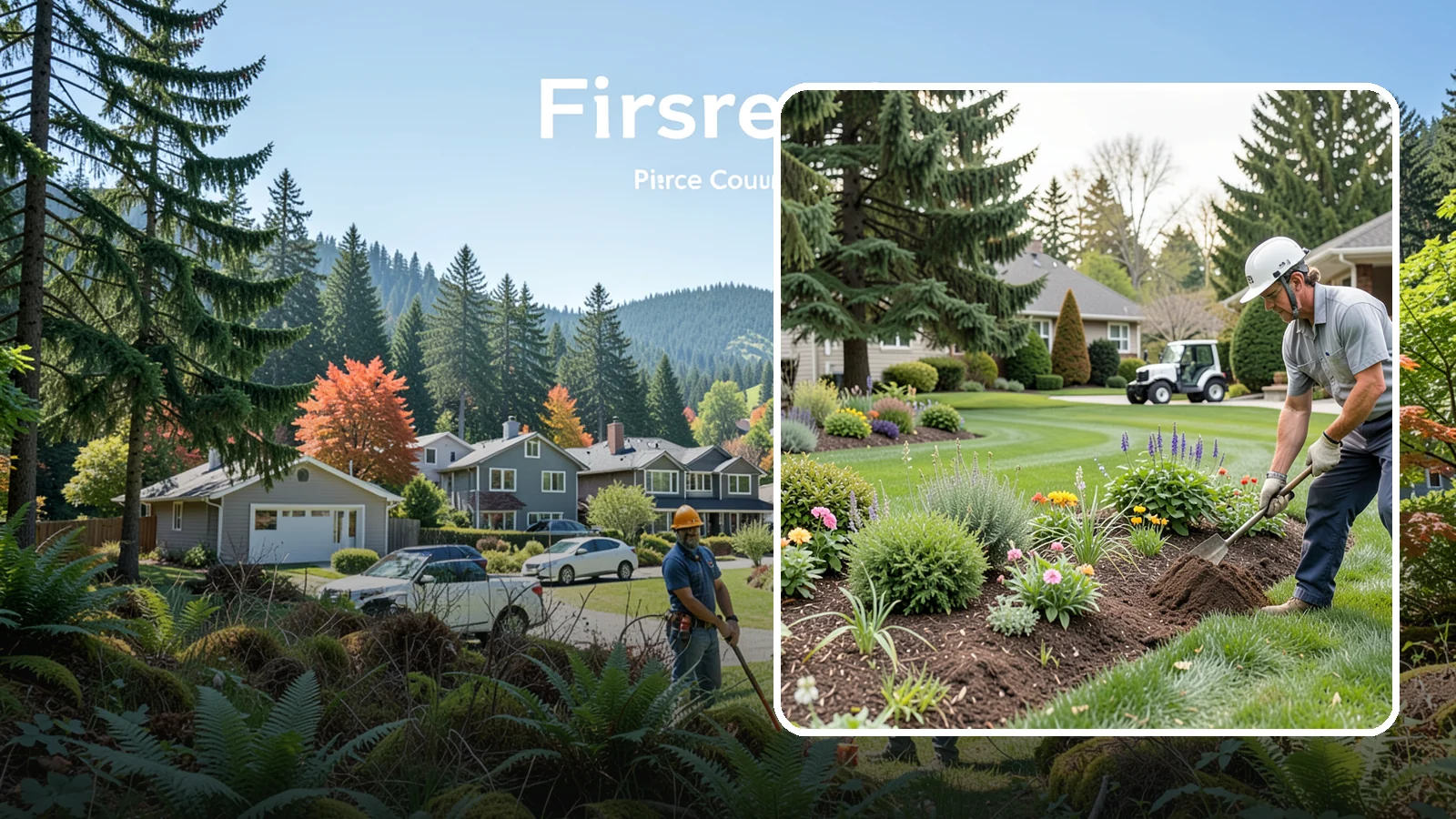 Annual Property Maintenance in Fircrest, Pierce County, WA - A year-round maintenance program that keeps your entire property groomed through every season.