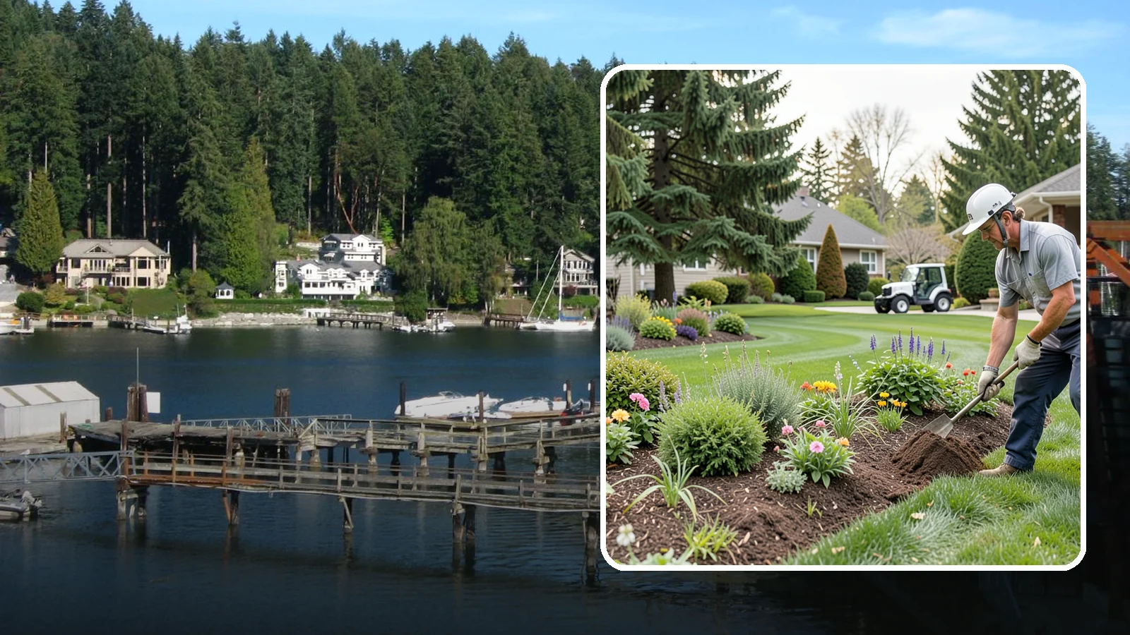 Annual Property Maintenance in Gig Harbor, Pierce County, WA - A year-round maintenance program that keeps your entire property groomed through every season.