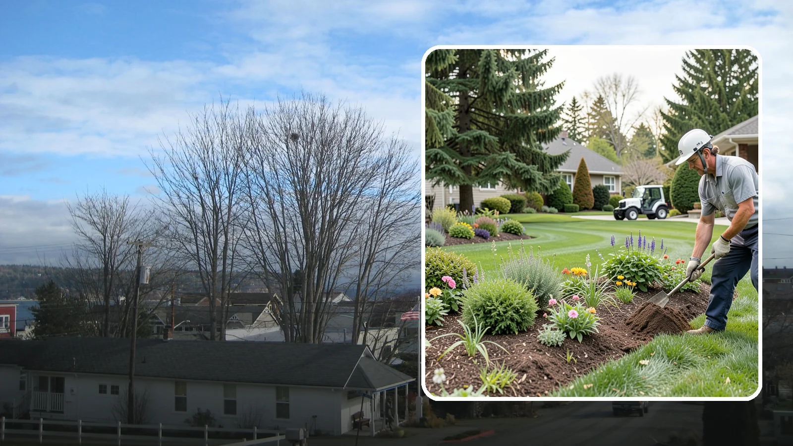 Annual Property Maintenance in Langley, Island County, WA - A year-round maintenance program that keeps your entire property groomed through every season.