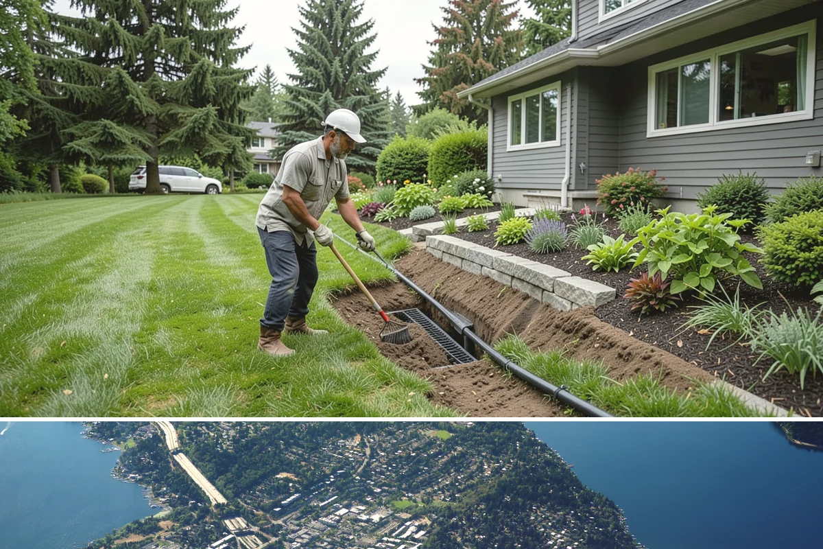 Annual Property Maintenance in Mercer Island, King County, WA - Runs year-round with task intensity shifting by season: growth-season mowing, fall and spring cleanups, dormant-season pruning.